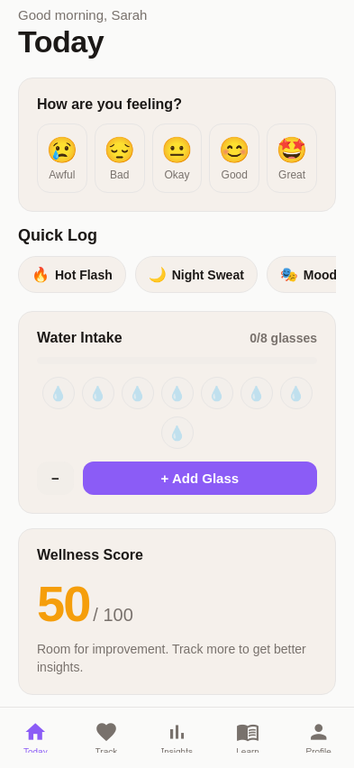 OvaTrack Home Dashboard